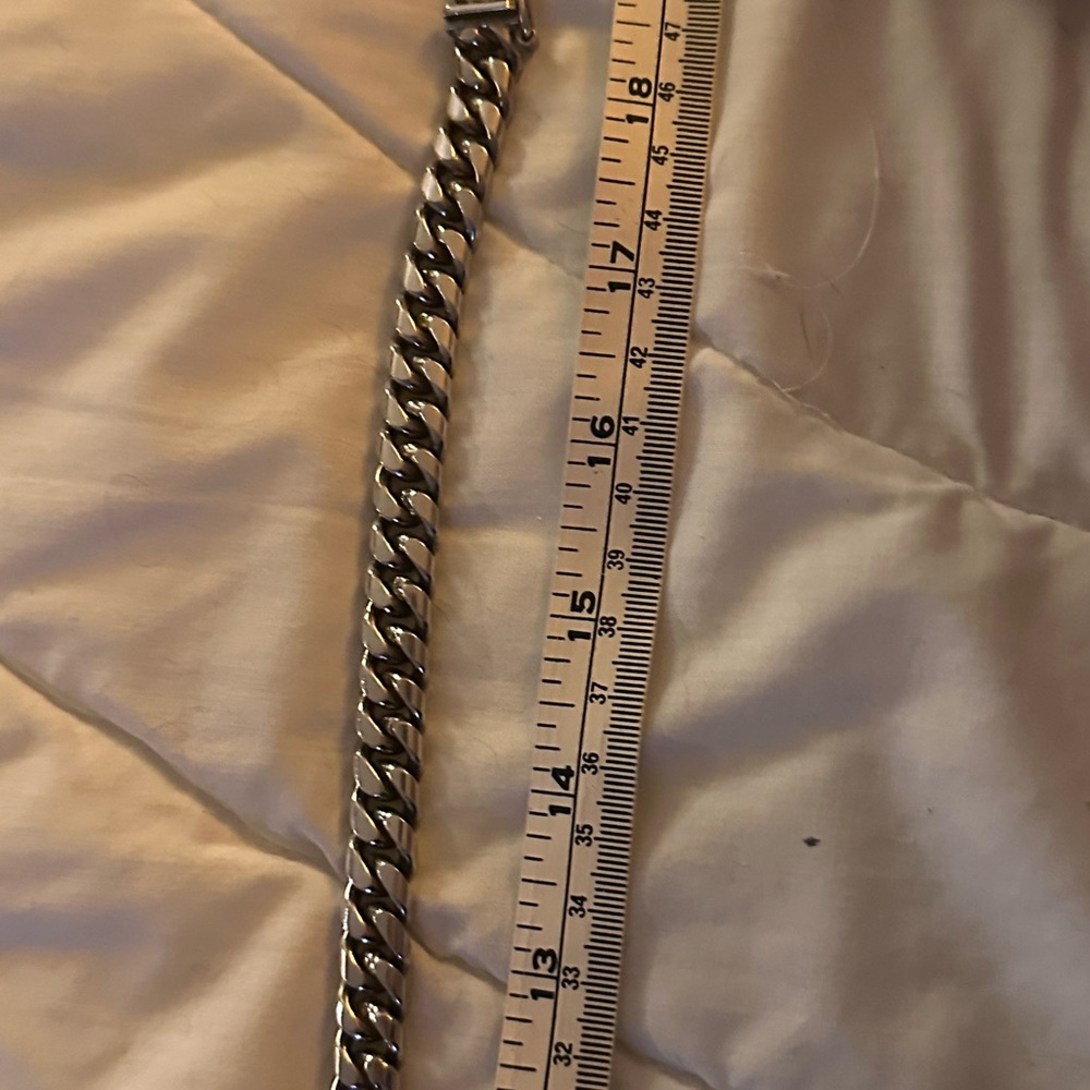 Versani vintage sterling heavy chain - Picture 3 of 5